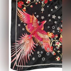 NWT Anthropologie / Nanette Lepore 100% Silk Scarf